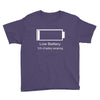 low battery Youth Tee