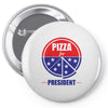 pizza for prez Pin-back button