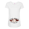 July Peeking Out Baby Boy Maternity Scoop Neck T-shirt