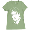 charlie sheen ,film Ladies Fitted T-Shirt