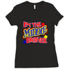 i'm the middle brother Ladies Fitted T-Shirt
