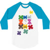 puzzled 3/4 Sleeve Shirt