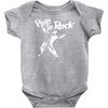vive le rock! little richard black Baby Onesie