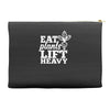 eat plants lift heavy Accessory Pouches
