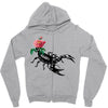 scorpio rose Zipper Hoodie