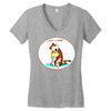 calvin hobbes Women's V-Neck T-Shirt