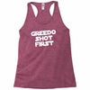 greedo shot first Racerback Tank