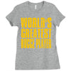 world greatest bocce Ladies Fitted T-Shirt