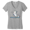 open wide Women's V-Neck T-Shirt