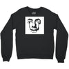 salvador dali face surrealist artist Crewneck Sweatshirt