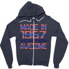 made in 1967 50 years of being awesome Zipper Hoodie