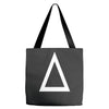 prism a triangle design graphic baseball jersey Tote Bags