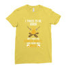 I Tried To Be Good Ladies Fitted T-Shirt