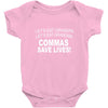 commassavenavy Baby Bodysuit