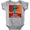 i want to believe santa parody Baby Bodysuit