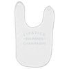 lipstick diamonds champagne Baby Bibs
