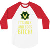 milk and eggs 3/4 Sleeve Shirt