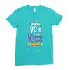 only 90s kids Ladies Fitted T-Shirt