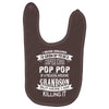Super Cool Pop Pop Of A Freaking Awesome Grandson Baby Bibs
