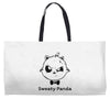sweaty panda Weekender Totes