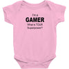 gamer baseball Baby Onesie