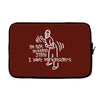 im not getting jiggy i have parkinsons Laptop sleeve