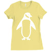 penguin funny Ladies Fitted T-Shirt