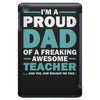 i'm a proud dad of a freaking awesome teacher. (yes she bought me this iPad Mini