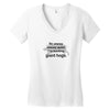 hunting giant hogs Women's V-Neck T-Shirt