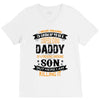 Super Cool Daddy Of A Freaking Awesome Son V-Neck Tee