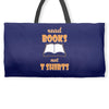 humor book t shirt Weekender Totes