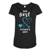 Our First Father's Day! Baby Boy Maternity Scoop Neck T-shirt