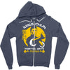 wiing chun martial arts Zipper Hoodie