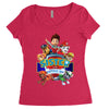 paw patrol birthday boy sister Women's Triblend Scoop T-shirt