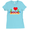 i love sochi Ladies Fitted T-Shirt