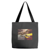 dinosaur in newyork Tote Bags