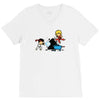 part time job   rock construction V-Neck Tee