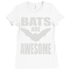 bats are awesome Ladies Fitted T-Shirt