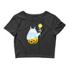 totoro sunflower Crop Top