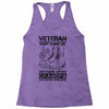 Veteran Don't Thank Me Thank My Grandpa Who Never Came Back Racerback Tank