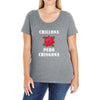 Chillona Pero Chingona Ladies Curvy T-Shirt