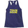 insane gym training bodybuilding workout keepfit weightlifting Racerback Tank
