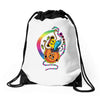 doodle luv Drawstring Bags