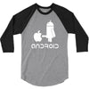 android robot spoof 3/4 Sleeve Shirt