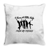 I Have a Little Help From My Friends Throw Pillow