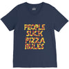people suck pizza rules V-Neck Tee