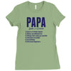 Papa Noun Definition Ladies Fitted T-Shirt