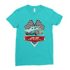aunt flo Ladies Fitted T-Shirt
