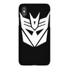 deceptacons logo printed iPhoneX