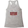 mission college maroon Racerback Tank